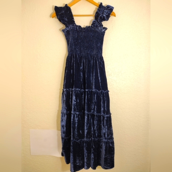 Hill House Navy Velvet Ellie Nap Dress - Picture 12 of 13